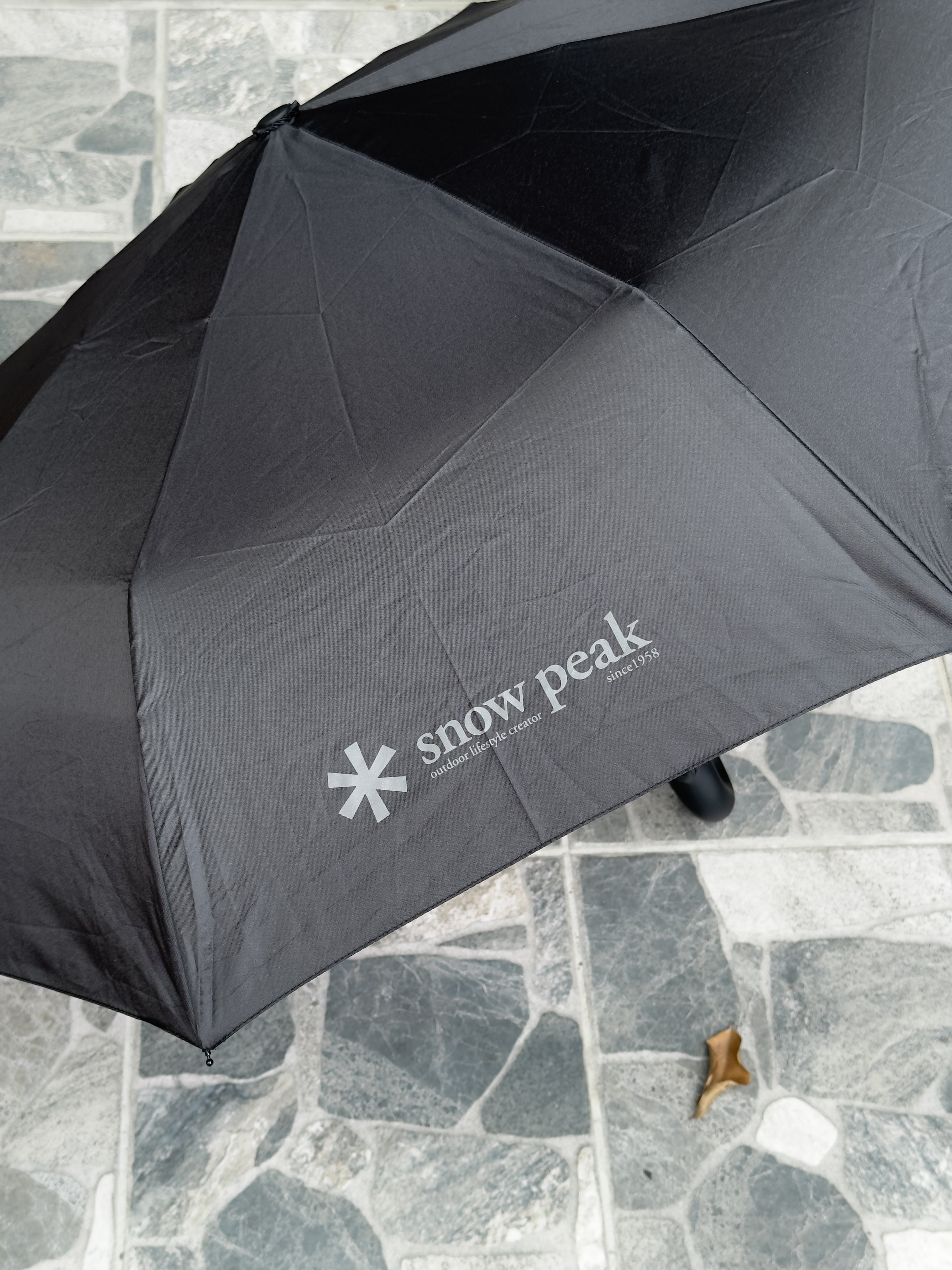 【現貨】snow peak logo 半自動勾型傘 鐵製 8隻傘骨 雨傘