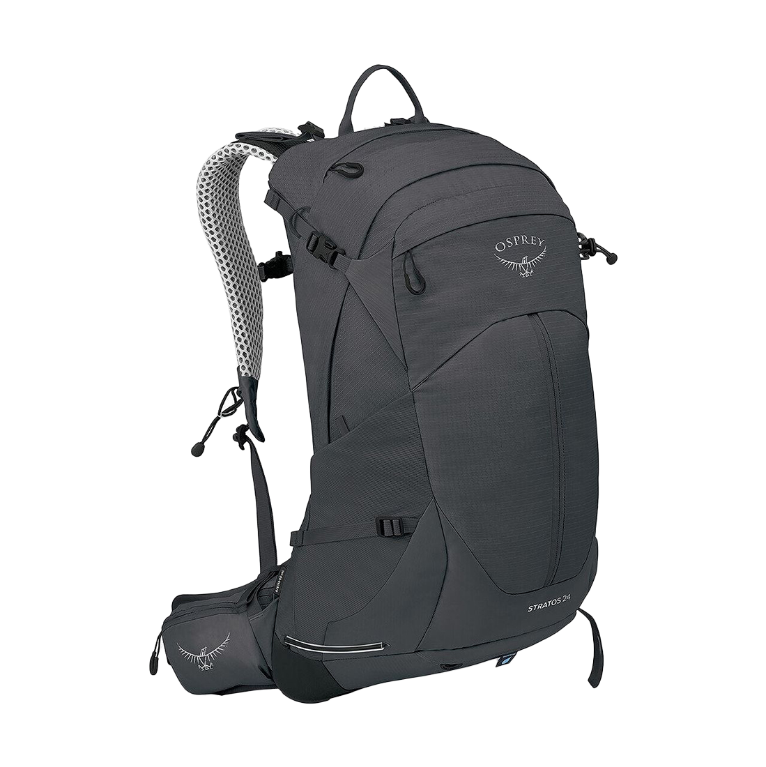 Osprey 美國 Stratos 24L 透氣網架健行登山背包 男款 (隧道灰色) 後背包/登山包 71OS003567