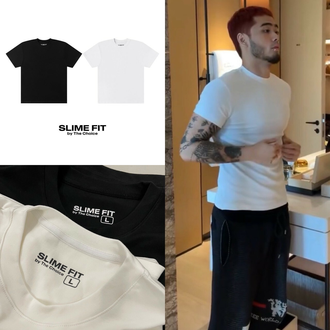 SLIME FIT超彈性涼感合身素T 透氣 頂級面料 緊身顯壯 素面短袖首選