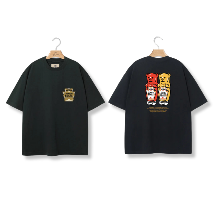 ANYBEARS®Gold medal sauce BEAR 金牌醬料熊短Tee