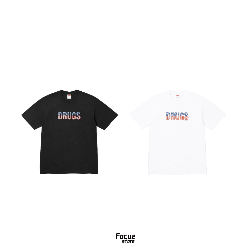 【Focus Store】預購 Supreme FW24 Week1 Drugs Tee 黑/白兩色
