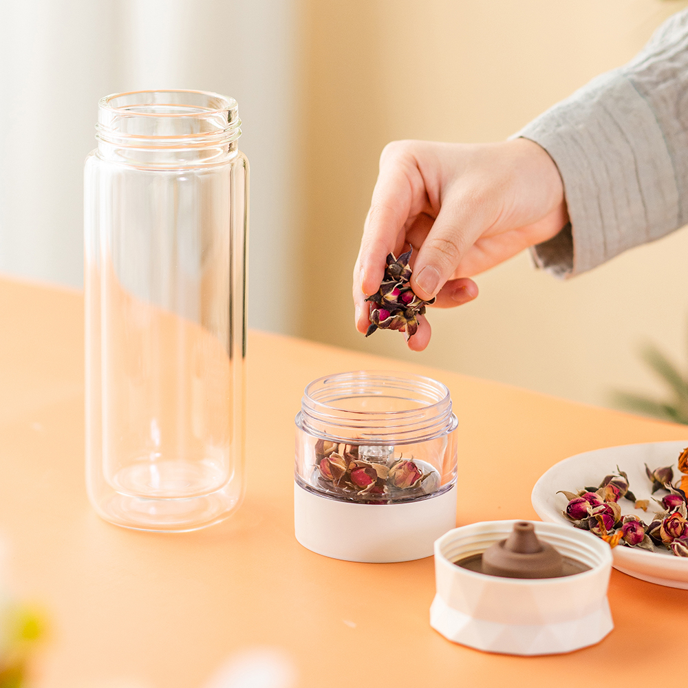 普思力特 易泡玻璃杯 (薄荷色)