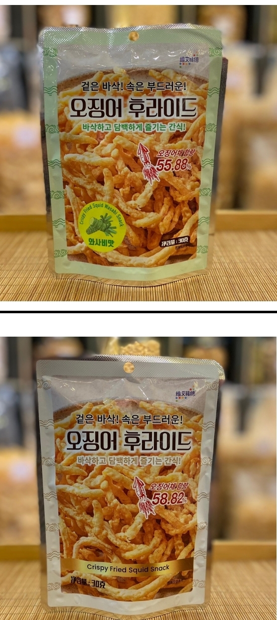 ca273  韓式魷魚絲  每套3包