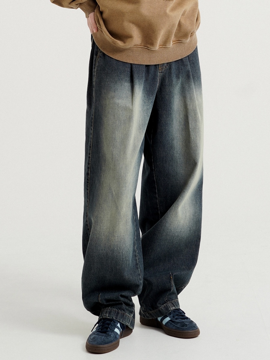 <預購> 韓國WV PROJECT復古牛仔寬褲#牛仔褲