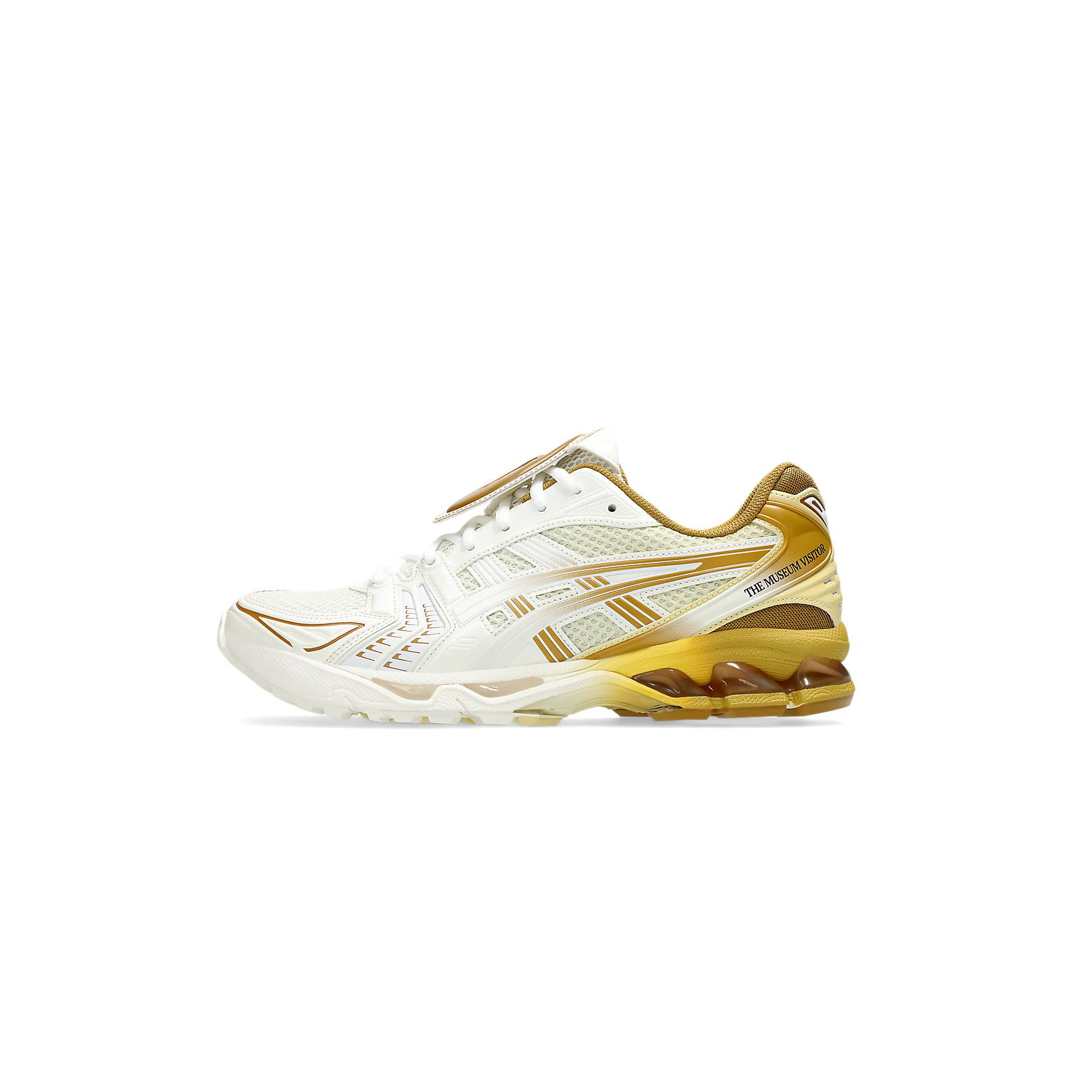 -(C7b)-ASICS GEL-KAYANO 14 X THE MUSIUM VISITOR "CREAM YELLOW" 運動鞋 聯名 白金漸層-1203A528 100