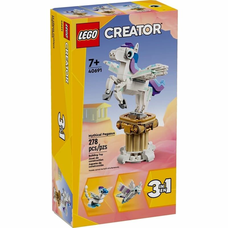 [飛米樂高積木專賣店] LEGO 40691 Creator 三合一-神話飛馬