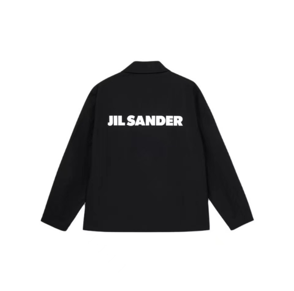 Jil Sander 背面基本款字體教練外套 (2色)