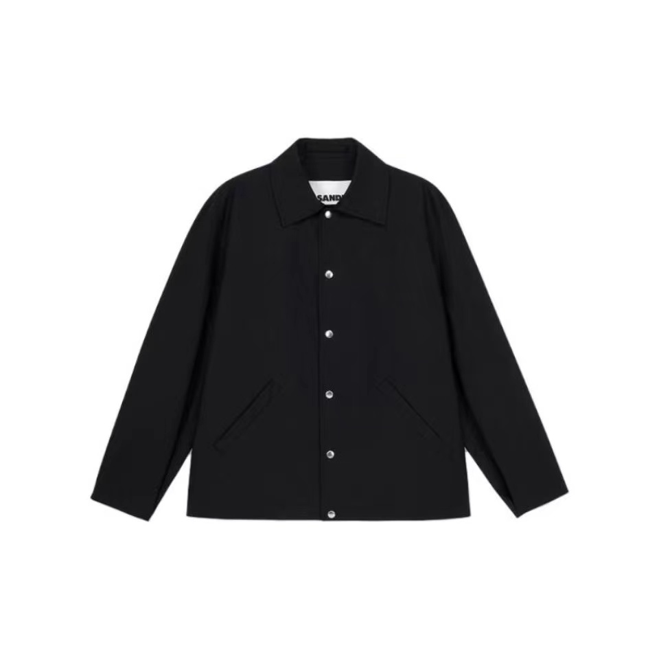 Jil Sander 背面基本款字體教練外套 (2色)