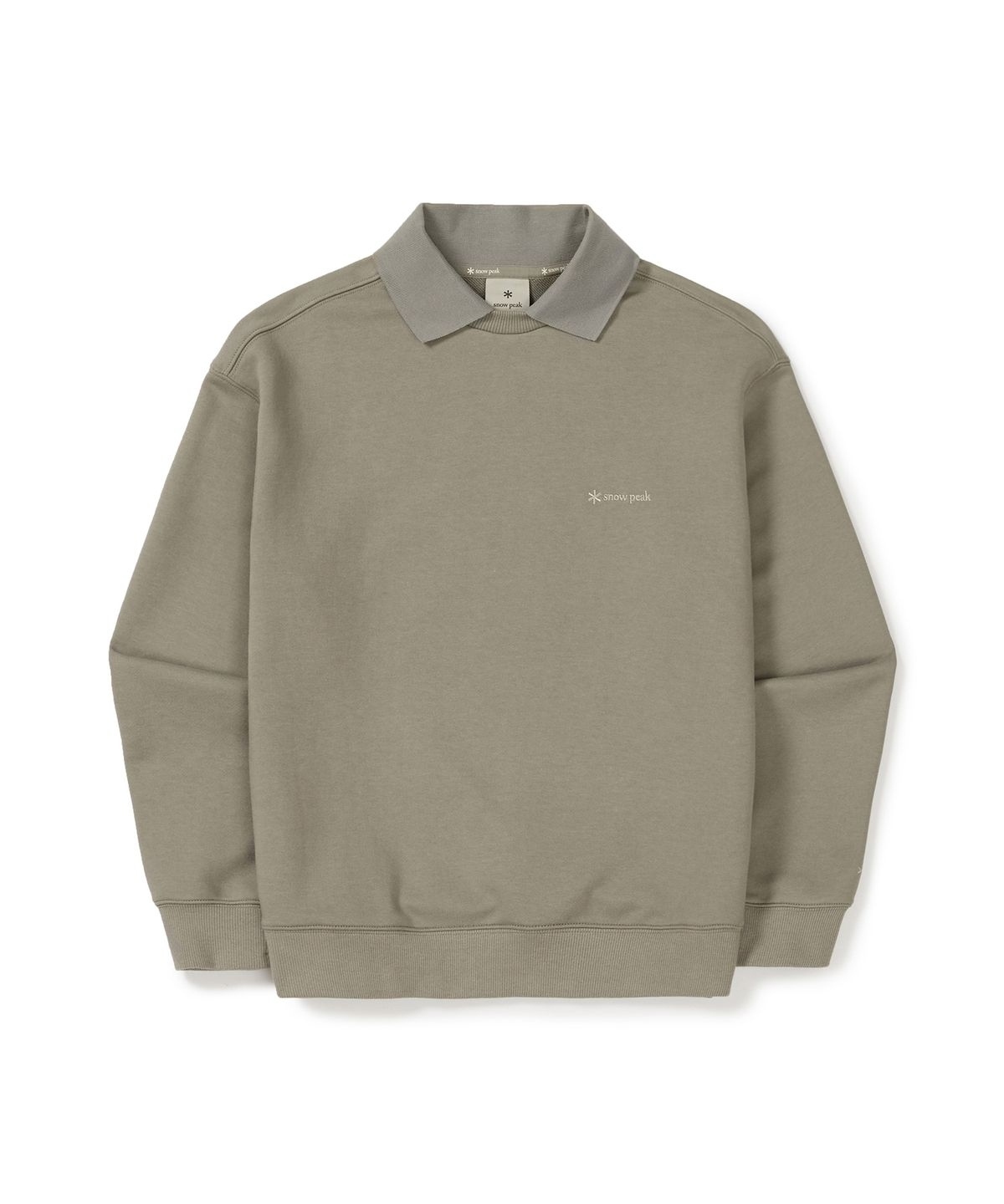 【代購】Snow Peak 雪諾必克 女 Semi Crop Collar 有領 長袖 衛衣  S24FWFHT67