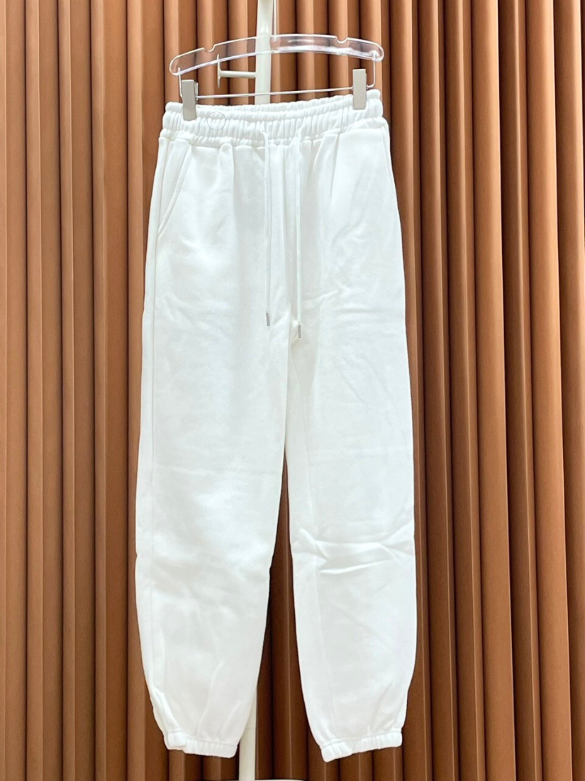 [福利品] (情侶)(男)休閒舒適棉褲 [ 白色 / M ]