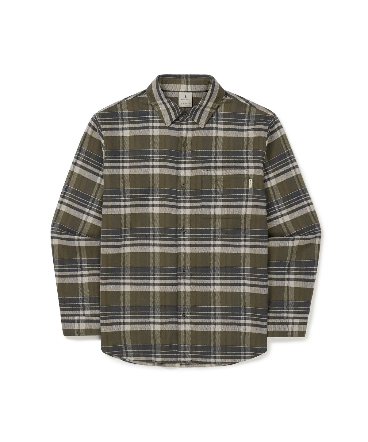 【代購】Snow Peak 雪諾必克 Recycle Check 玄彬同款 格紋 襯衫 長袖 S24FMFSH02