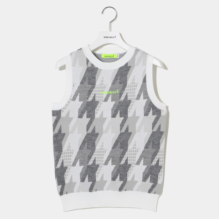 女士-千鳥格背心