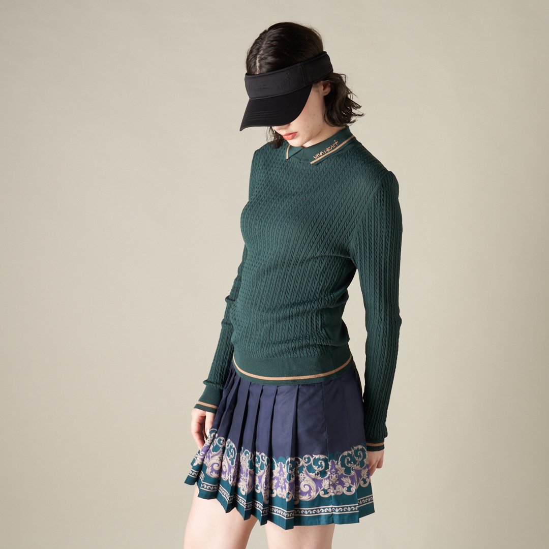 女士-長袖羅紋針織衫