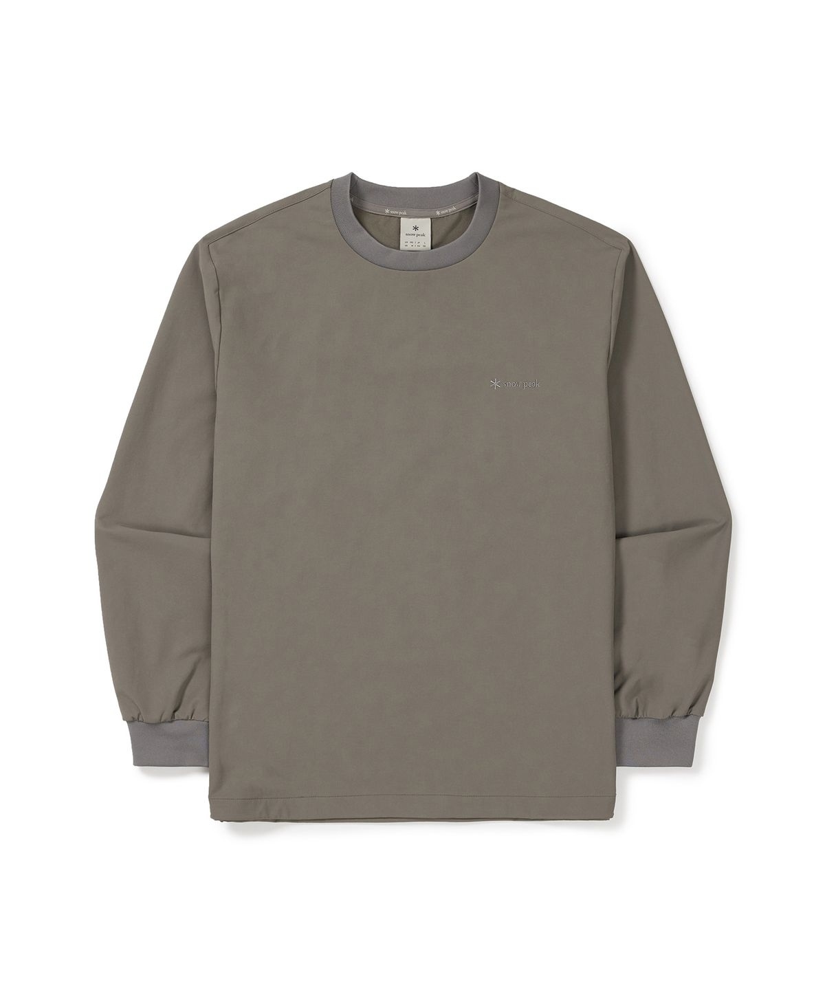 【代購】Snow Peak 雪諾必克 Lago 尼龍 防潑水 長袖 衛衣 S24FUTHT32