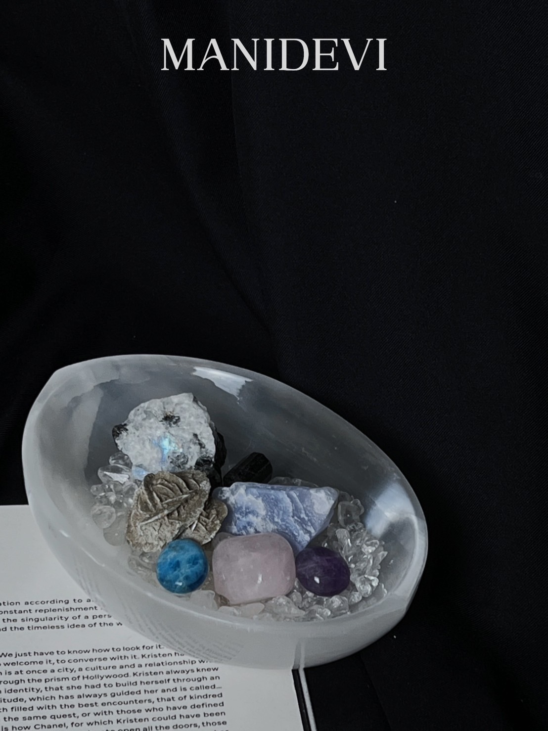 月神消磁石膏盤-月桂葉