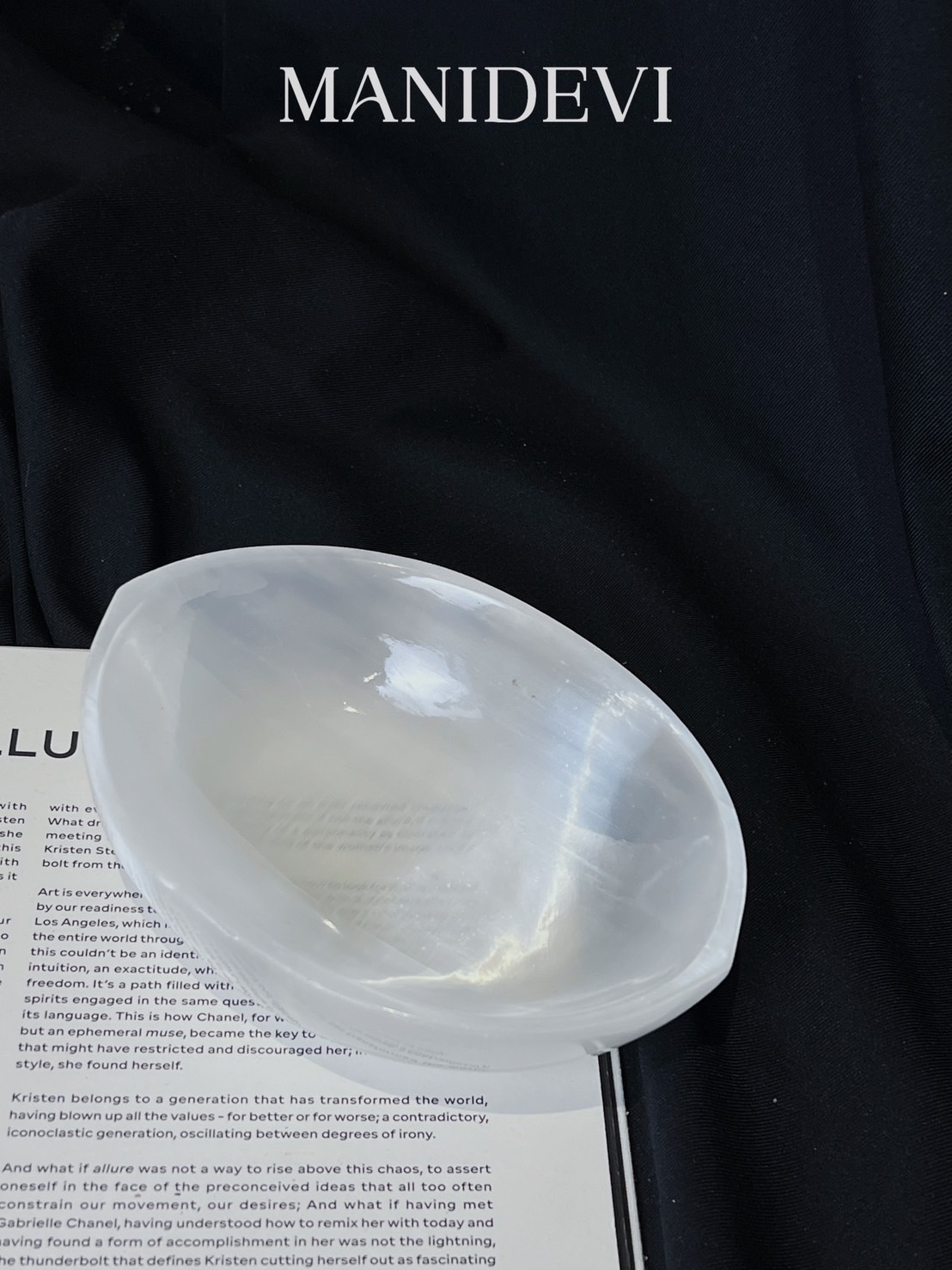 月神消磁石膏盤-月桂葉