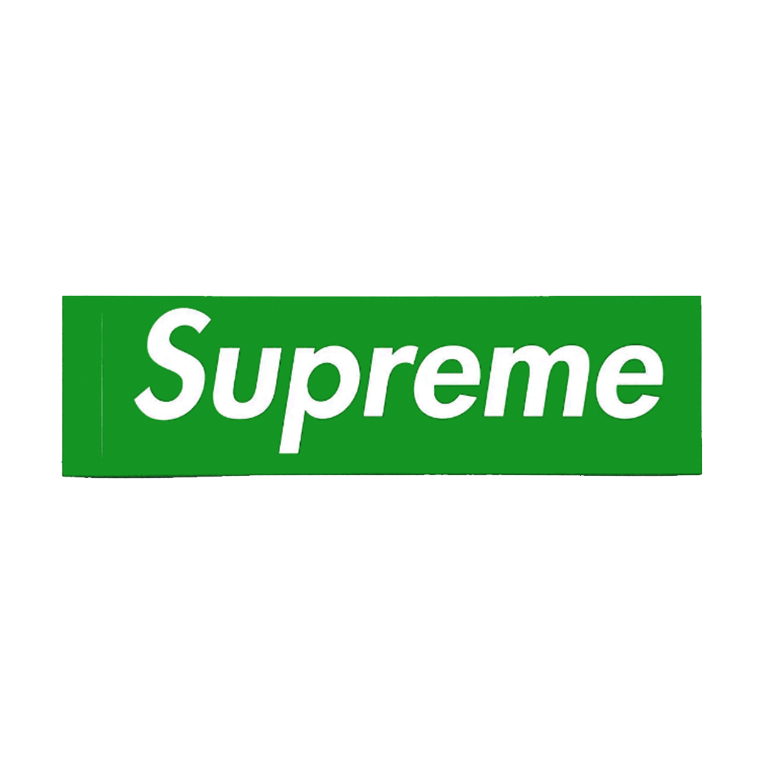 Supreme Box Logo sticker Green 10枚セット Supreme Box Logo Sticker Green