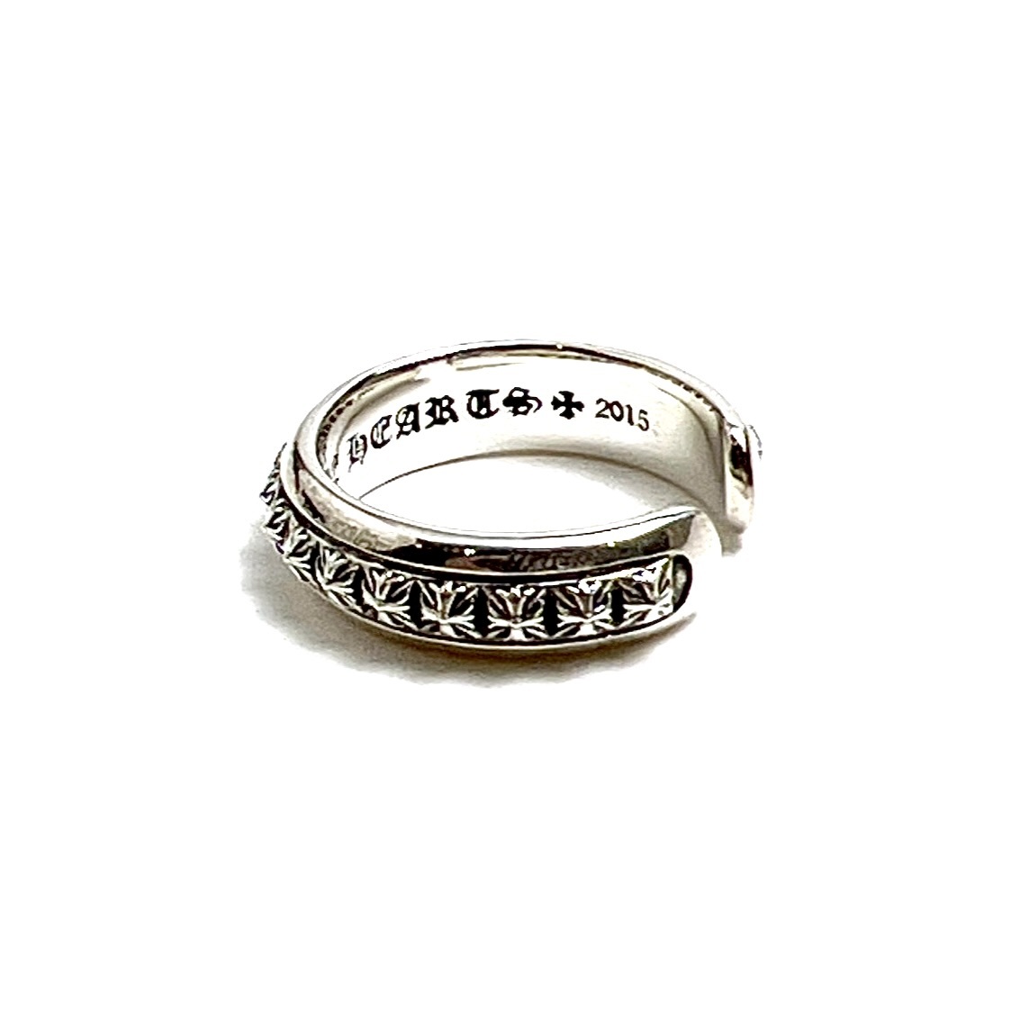 Chrome Hearts CH Plus Pyramid Open Band Ring