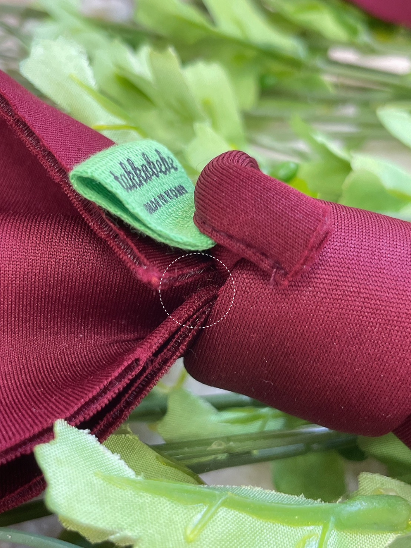 [福利品] TakkoBebe寶寶基本髮帶(酒紅色)