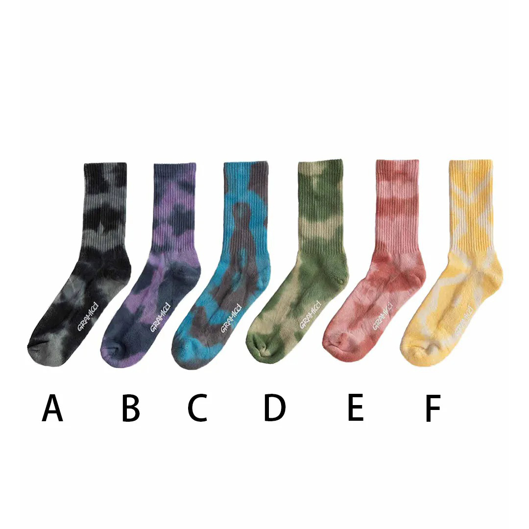 [GRAMICCI] Tie Dye Crew Socks 襪子