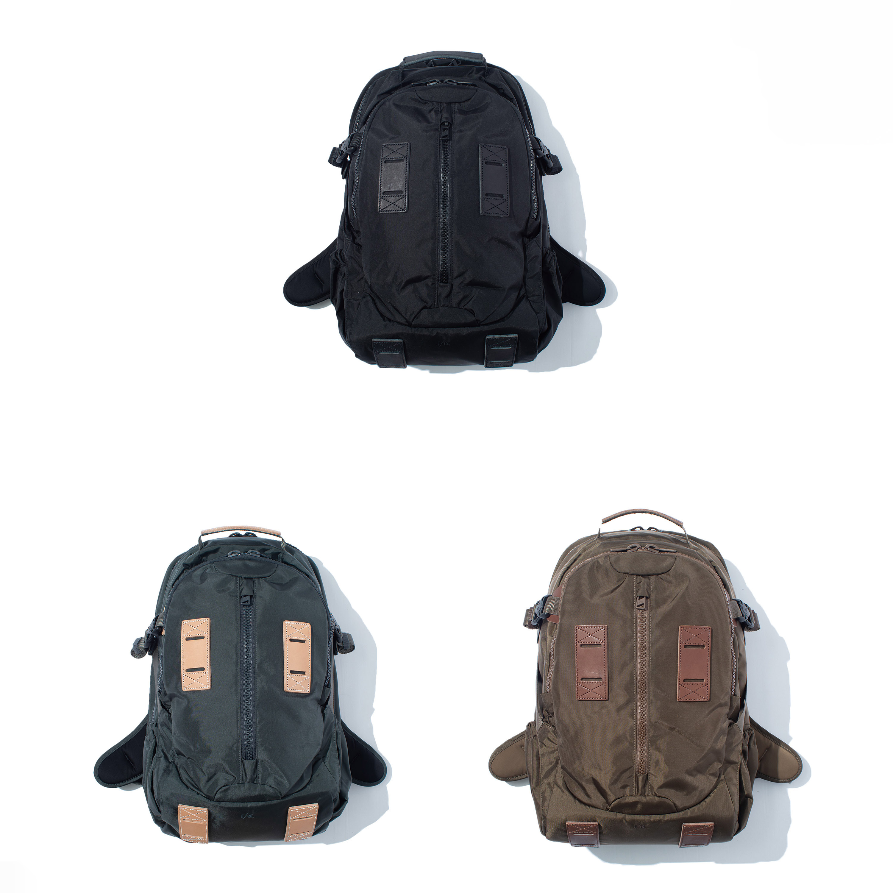F/CE. 420 re/cor TRAVEL BP 再生旅行後背包 - BROWN, GRAY, BLACK