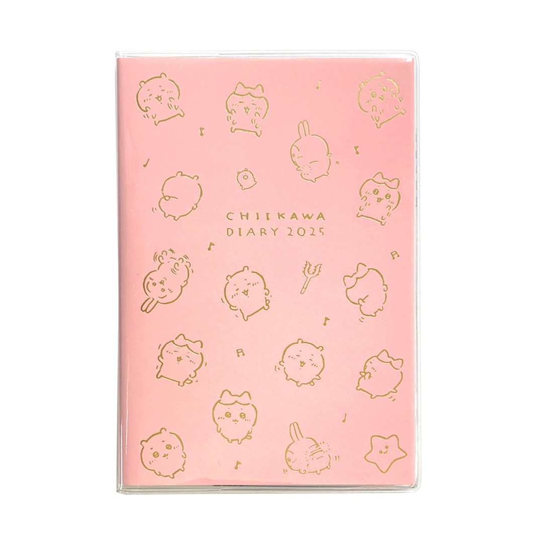 預訂｜Chiikawa 2025 Schedule Book A6 手帳 PINK