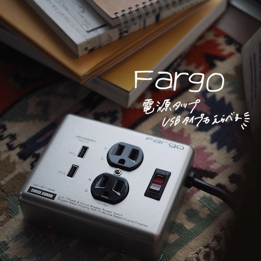 ｜生活選物｜🇯🇵Fargo  工業復古 插座延長線