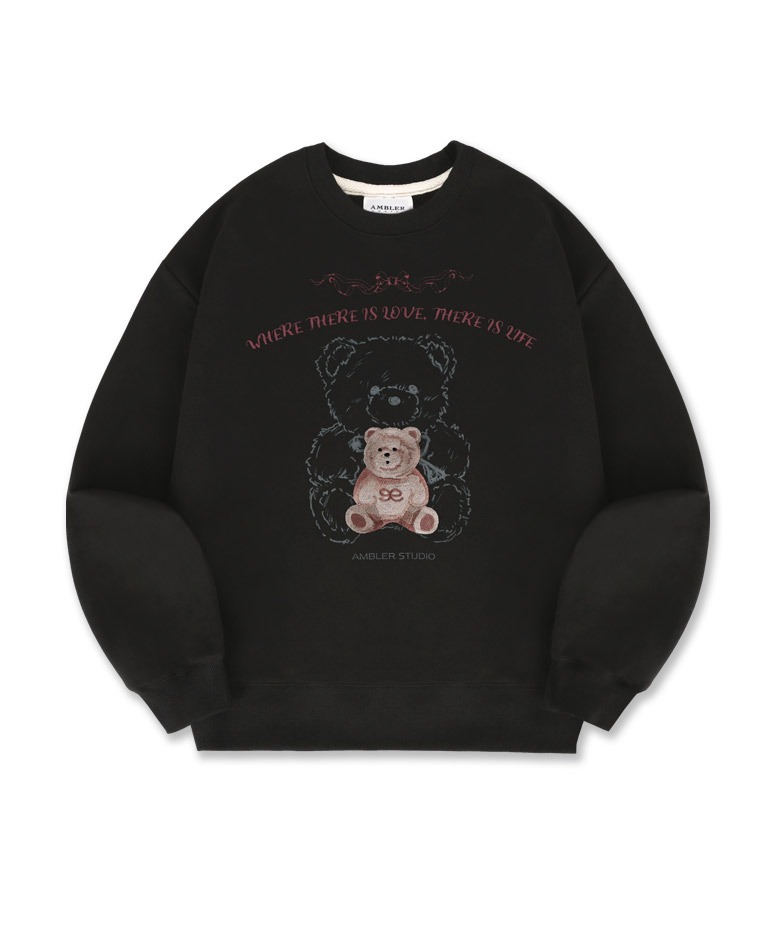預訂｜AMBLER LOVE LIFE BEAR Sweatshirt (2 Color)