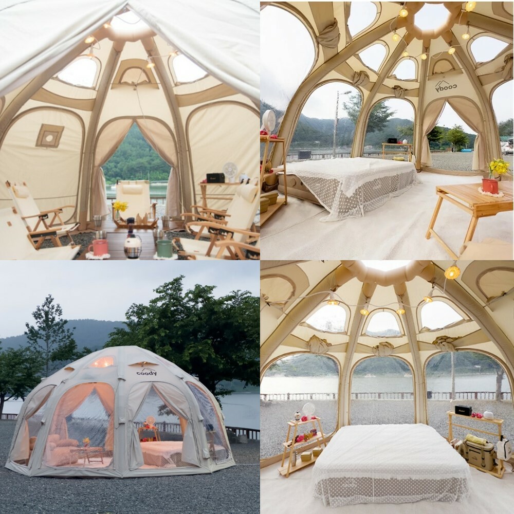 Coody 19.6 Aurora 極光星空球 棉布充氣帳篷