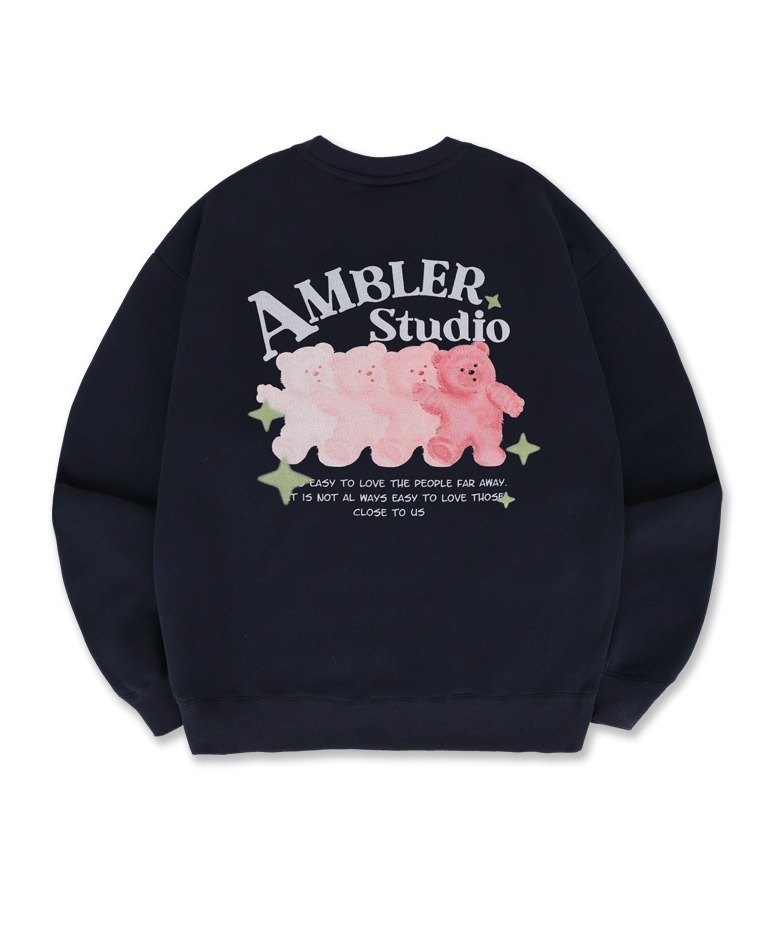 預訂｜AMBLER APPROACHING LOVE BEAR Sweatshirt (2 Color)