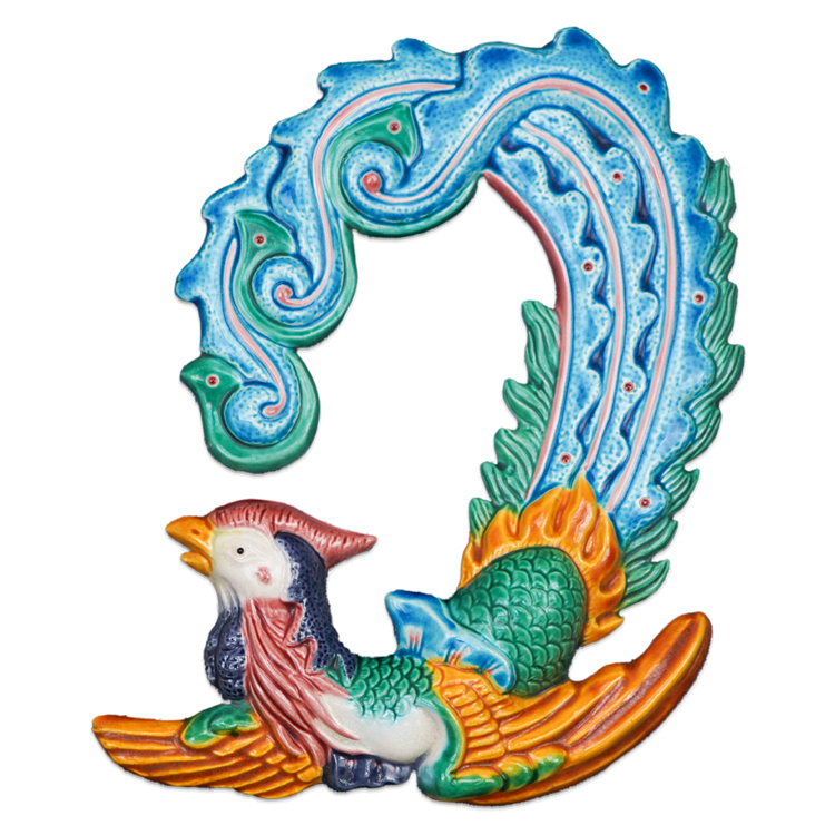 鹿港窯禮品館推出無邊際框交趾陶「鳳凰呈祥」- 傳統工藝與現代設計的完美融合