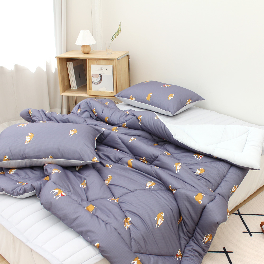 韓國棉被 柴犬 聚脂纖維Polyester(四季被)