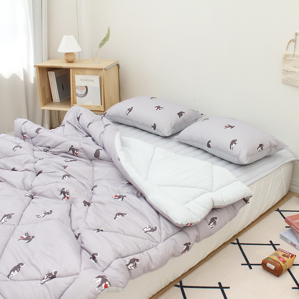 韓國棉被 柴犬 聚脂纖維Polyester(四季被)