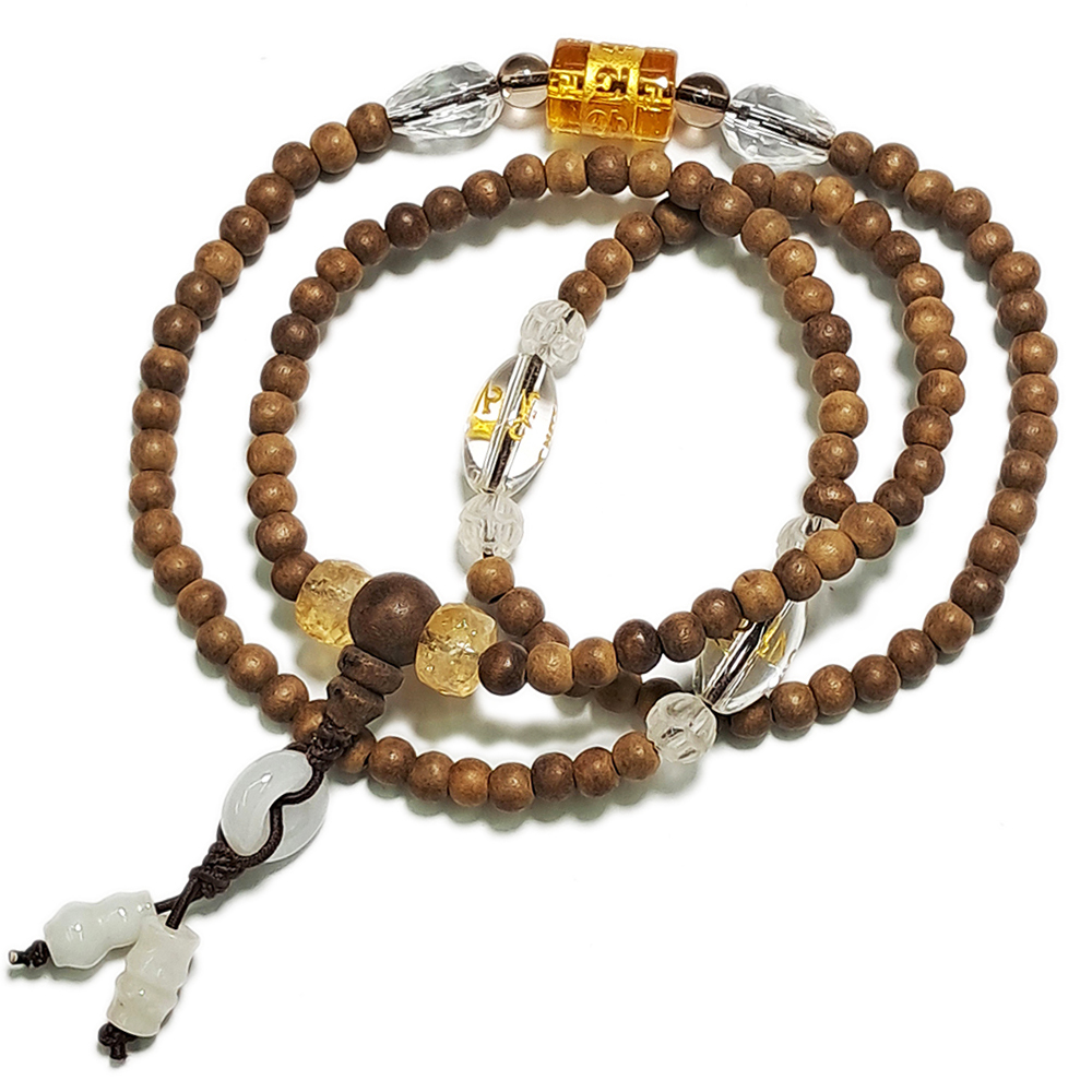 轉經輪&印尼伊利安沉香18念珠4mm【十方】149747