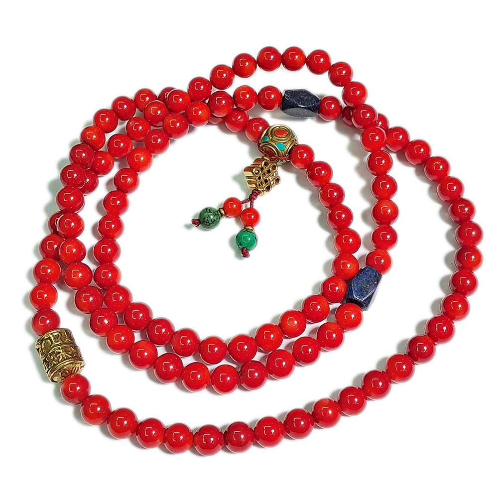 轉經輪+海竹108念珠7mm【十方】142976