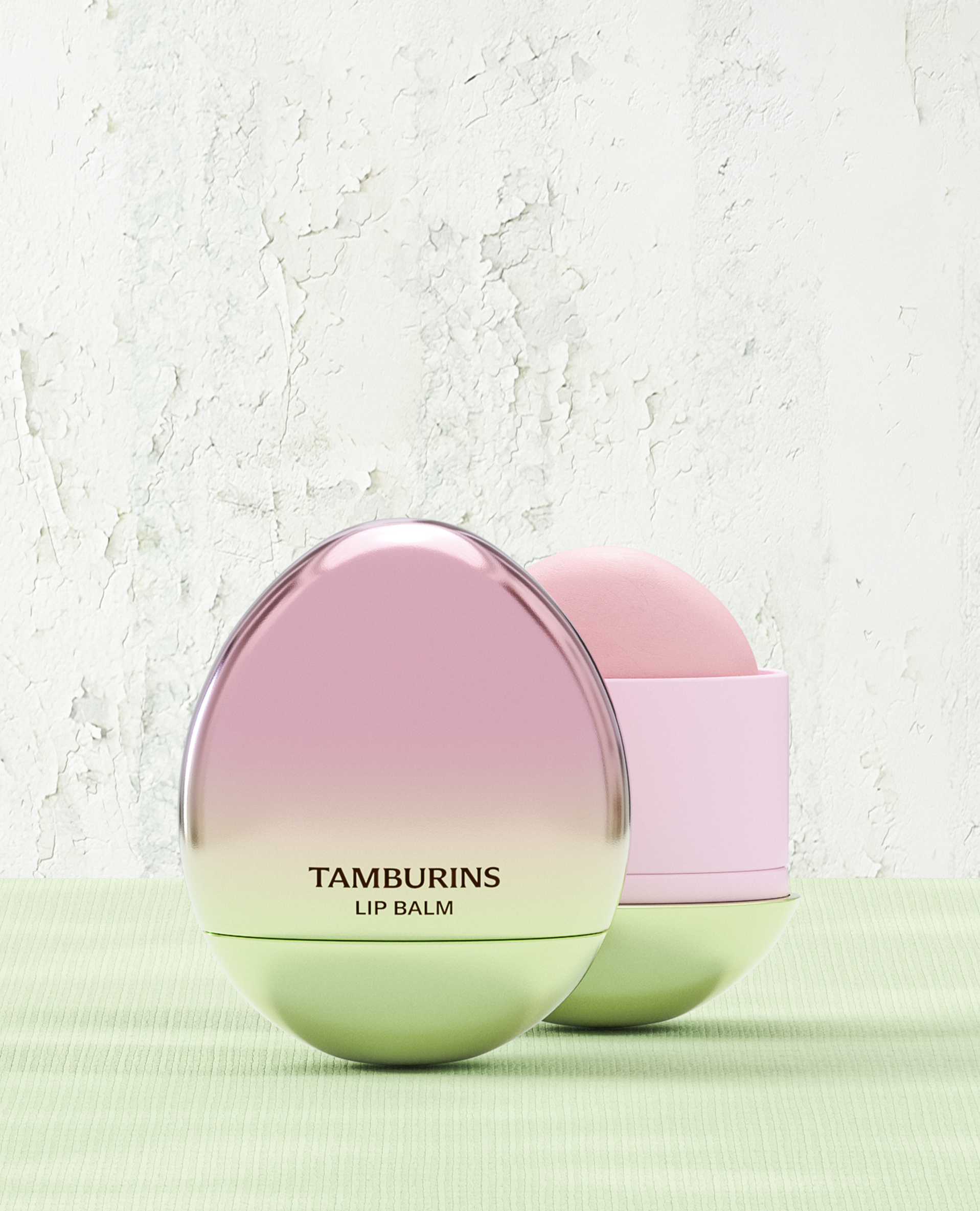 Tamburins Egg Lip Balm 5g - ROSE WOODY GLOW