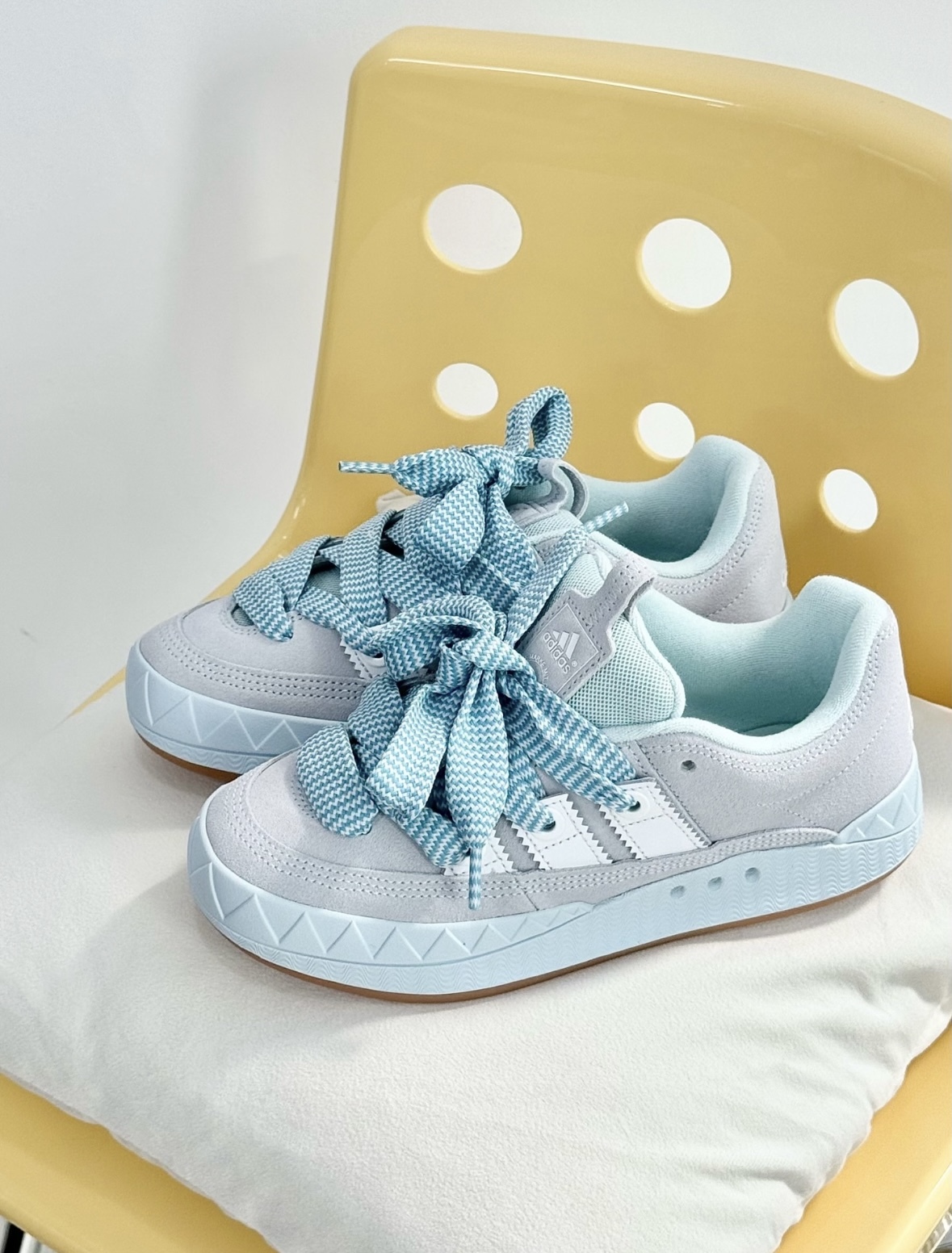 Adidas Originals Adimatic 冰藍蘇打 水藍色 麂皮 焦糖底 復古 麵包鞋 IG6035/預購