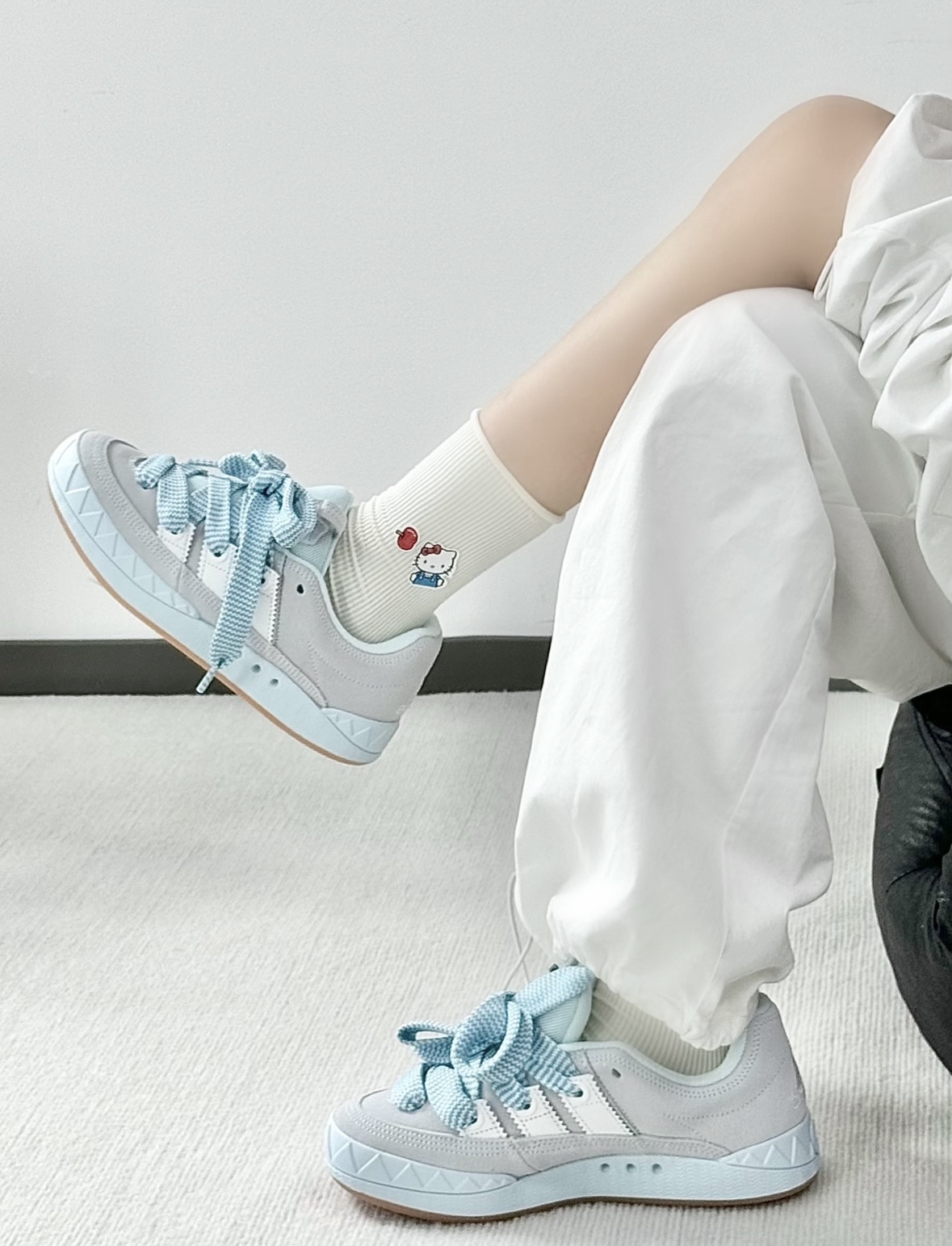 Adidas Originals Adimatic 冰藍蘇打 水藍色 麂皮 焦糖底 復古 麵包鞋 IG6035/預購