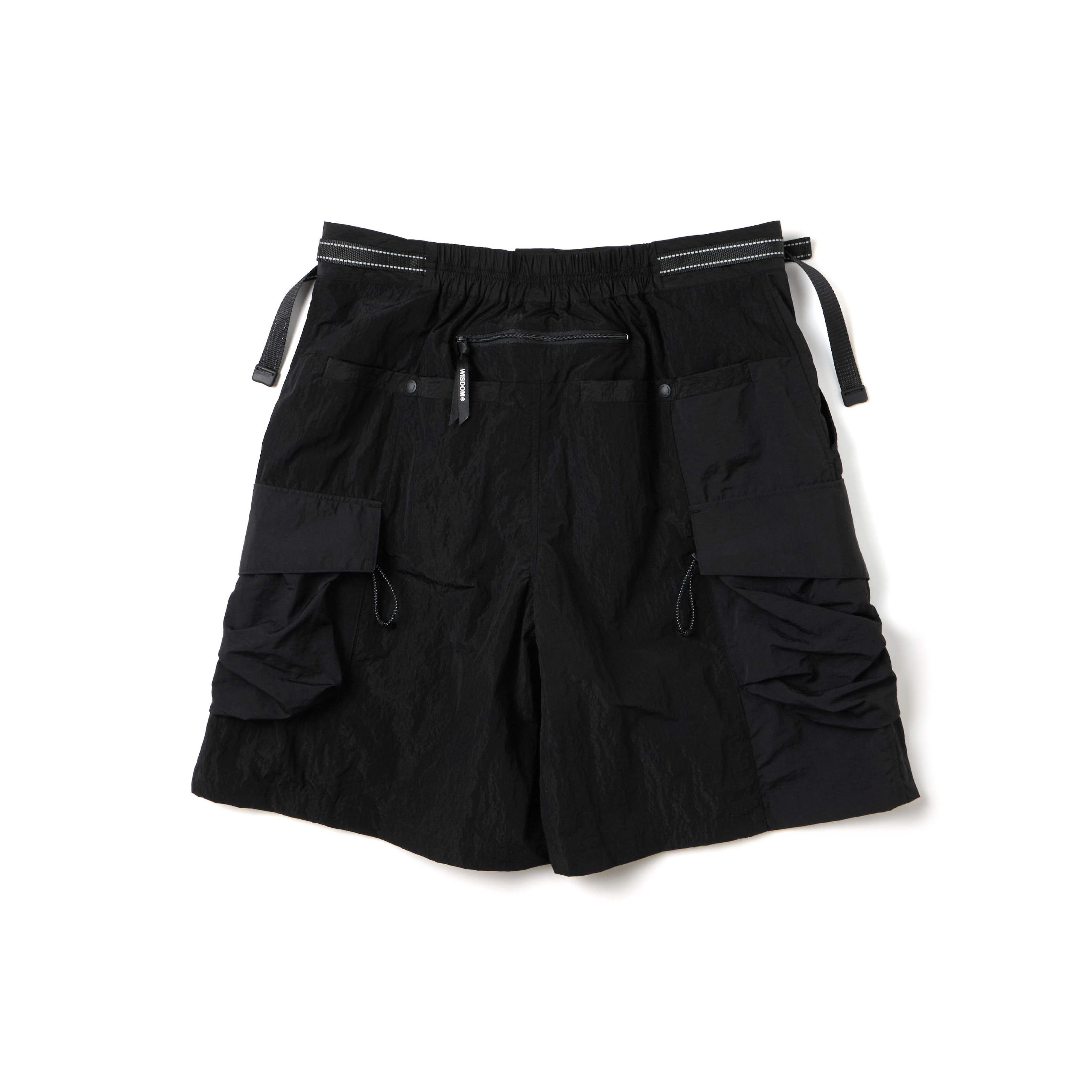 P.B.P X WISDOM X SDW - PACKABLE SHORTS  - BLACK