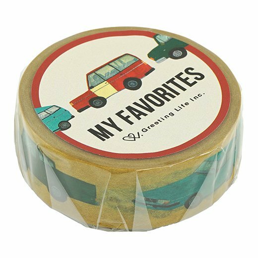 袖山嘉穗子_汽車 和紙膠帶｜日本Greeting Life