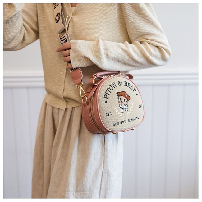 👧女孩熊蝴蝶結造型小圓包-售完