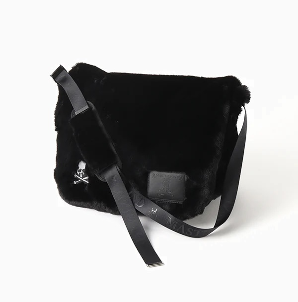MASTERMIND WORLD 2024 A/W MW ME SS ENGER BAG - BLACK PRE ORDER ITEM (預訂中)