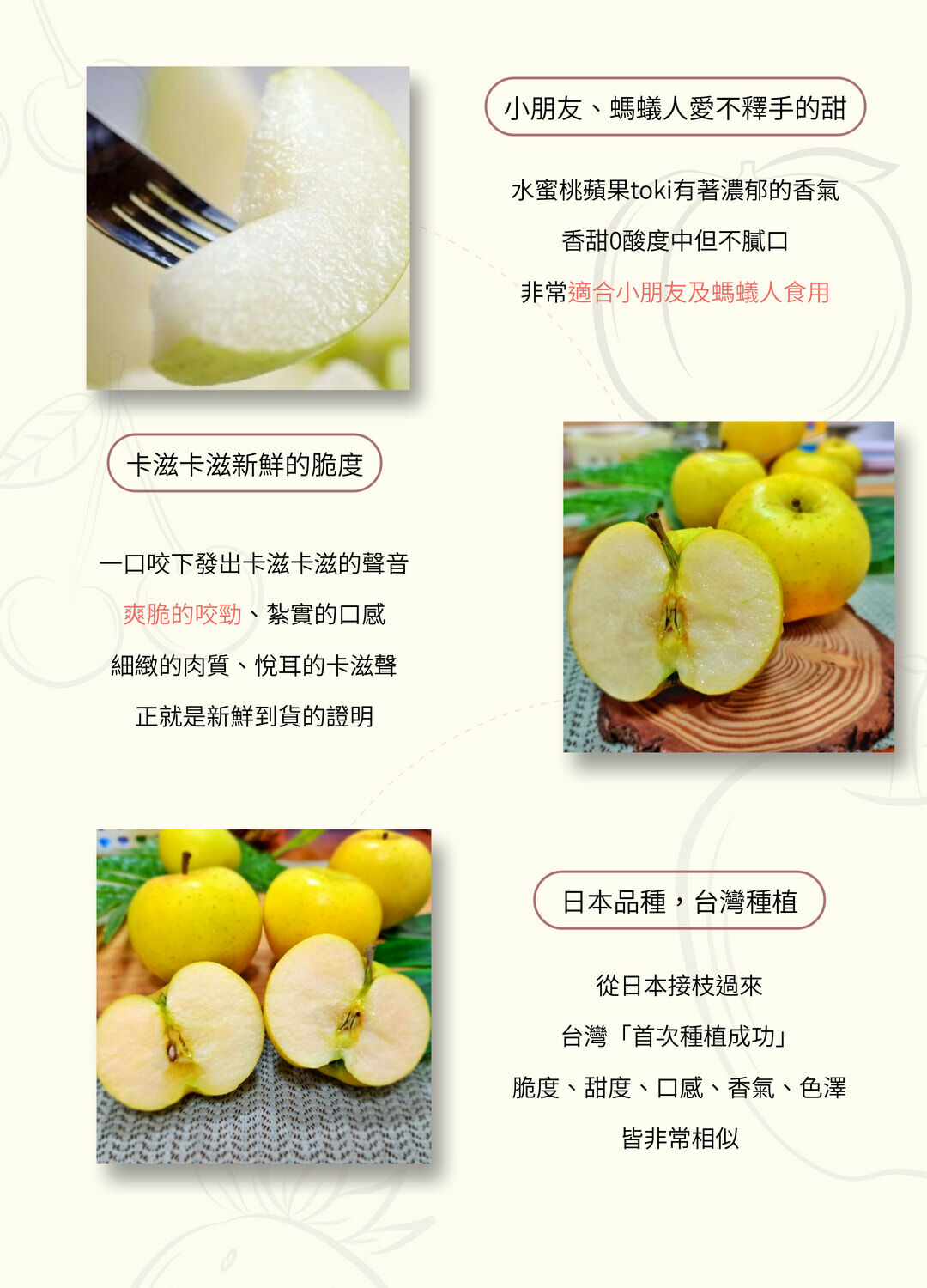 台灣日本toki水蜜桃蘋果