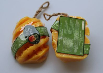 Hot recommended cute handmade soap (specification: pineapple [130G])