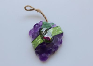 Hotly recommended cute fruit handmade soap (specification: grape [130G])
