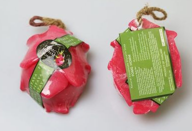 Hot recommended cute fruit handmade soap (specification: dragon fruit [130G])