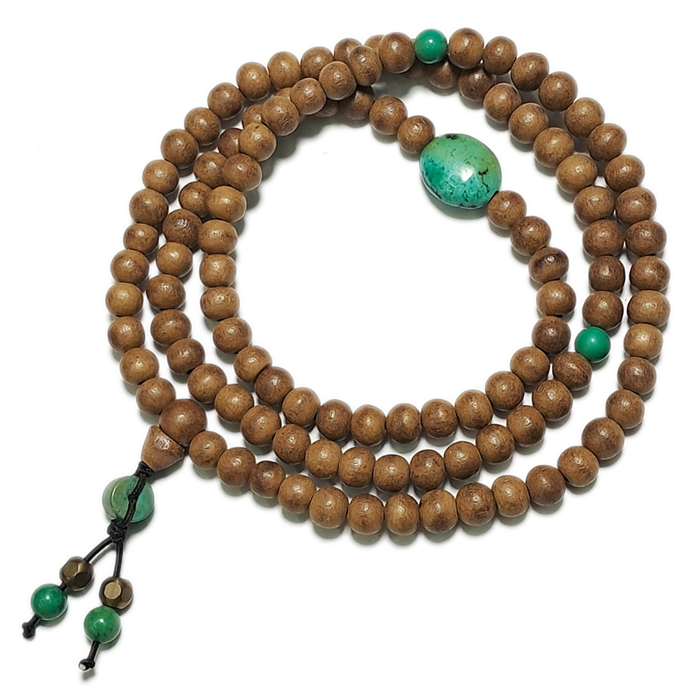 綠松石+印尼伊利安108念珠6mm【十方】136958