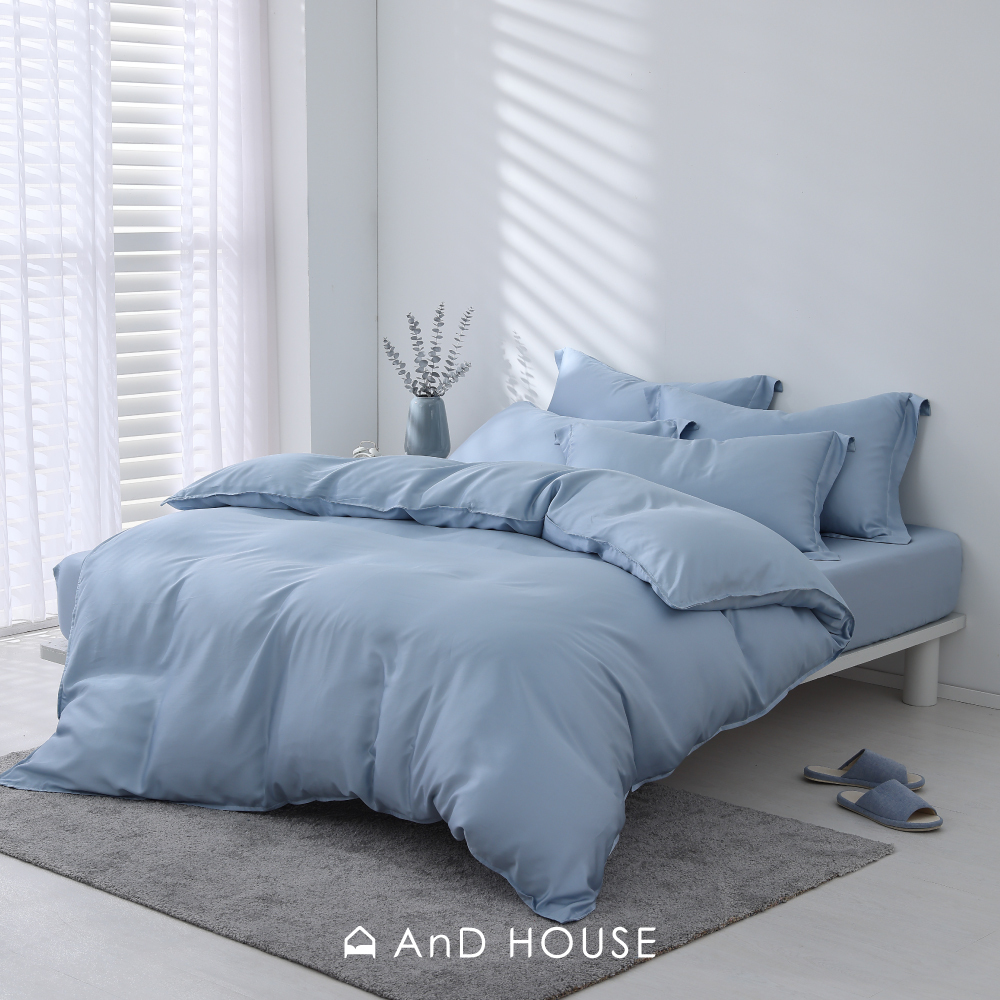 60支天絲｜100%萊賽爾｜運河藍｜單品&床包被套組