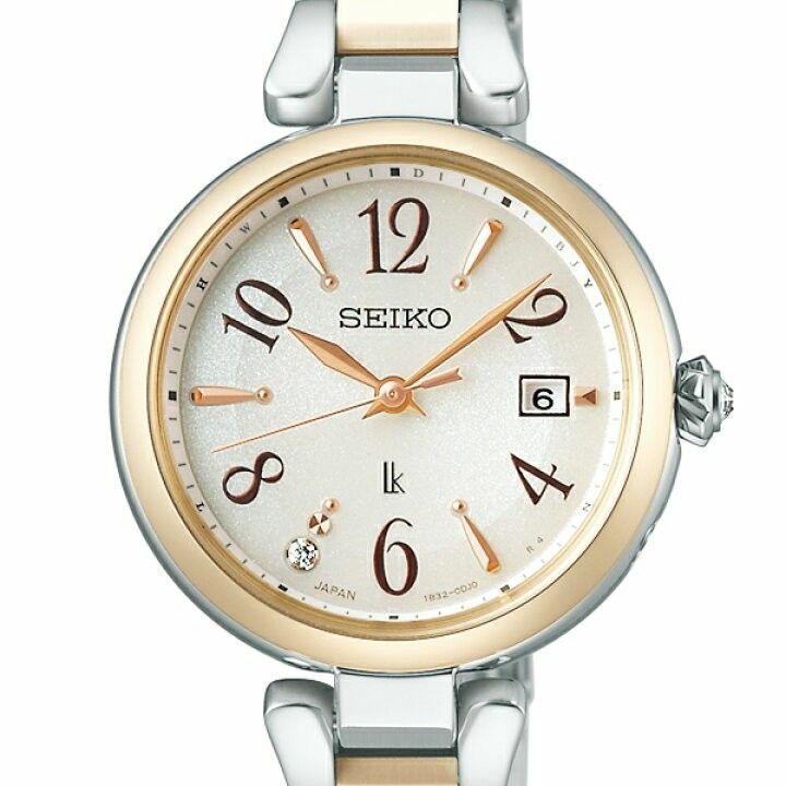 SEIKO LUKIA Grow 2024 AW Recommend Color SSQW086 Women's Silver & Lady Gold Watch 太陽能電波女士手錶