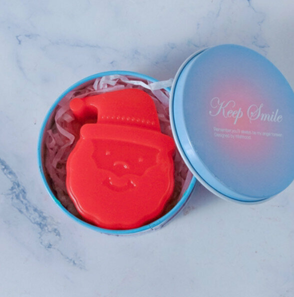 Popular Christmas Handmade Soap (Gradient Iron Box) [Santa Claus]